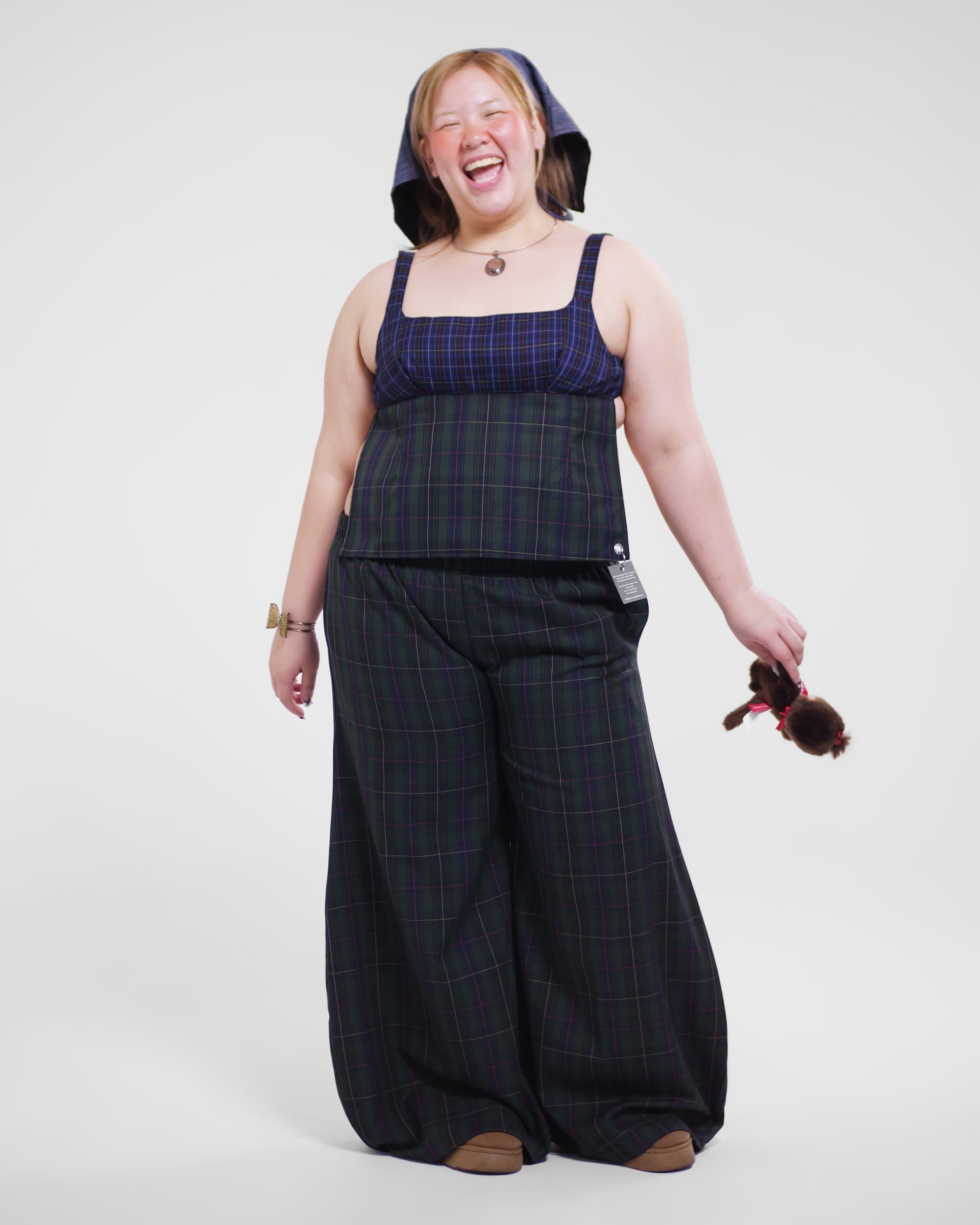 Puff Pant in Moss