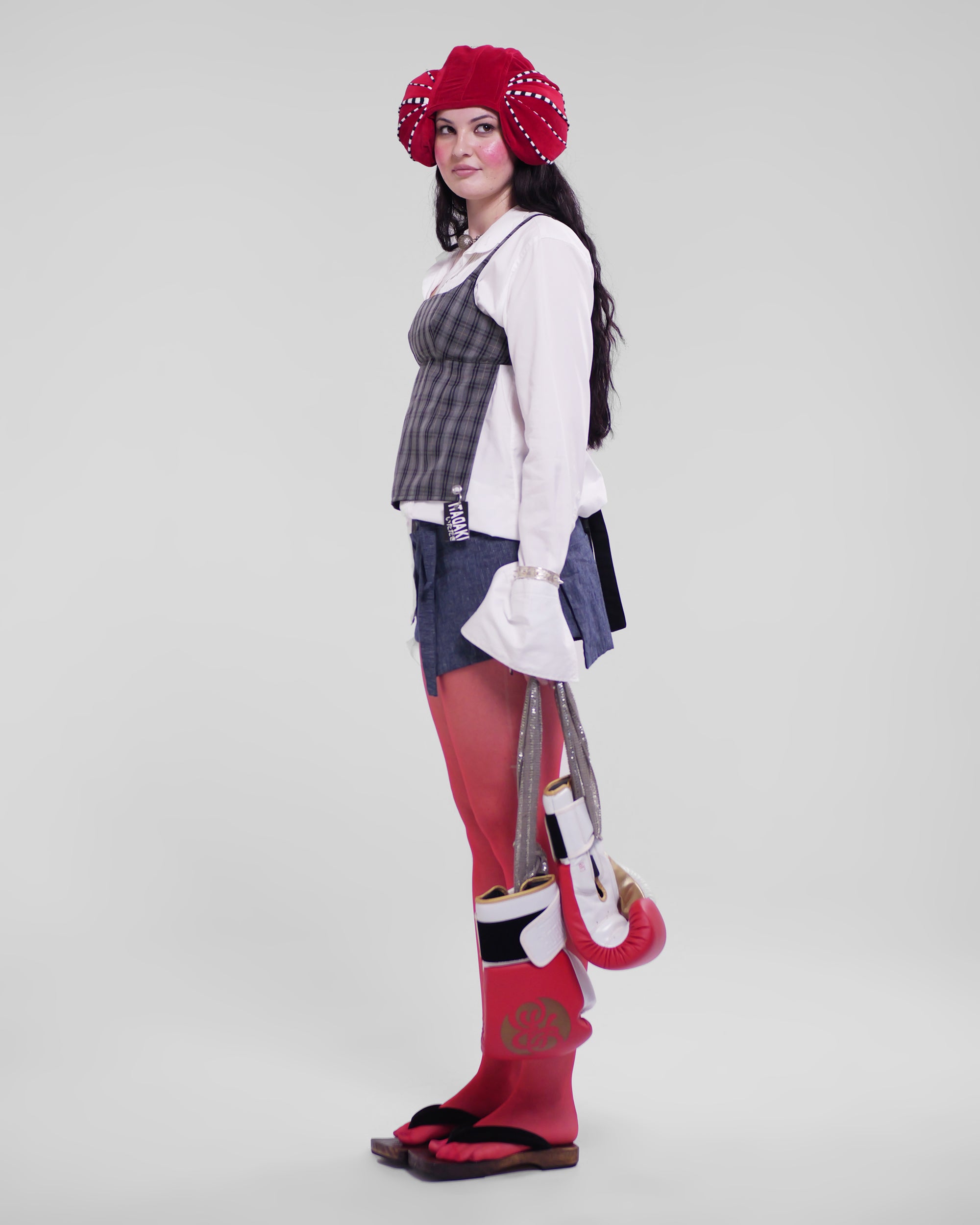 Obi Reversible Top in Smoke/Black