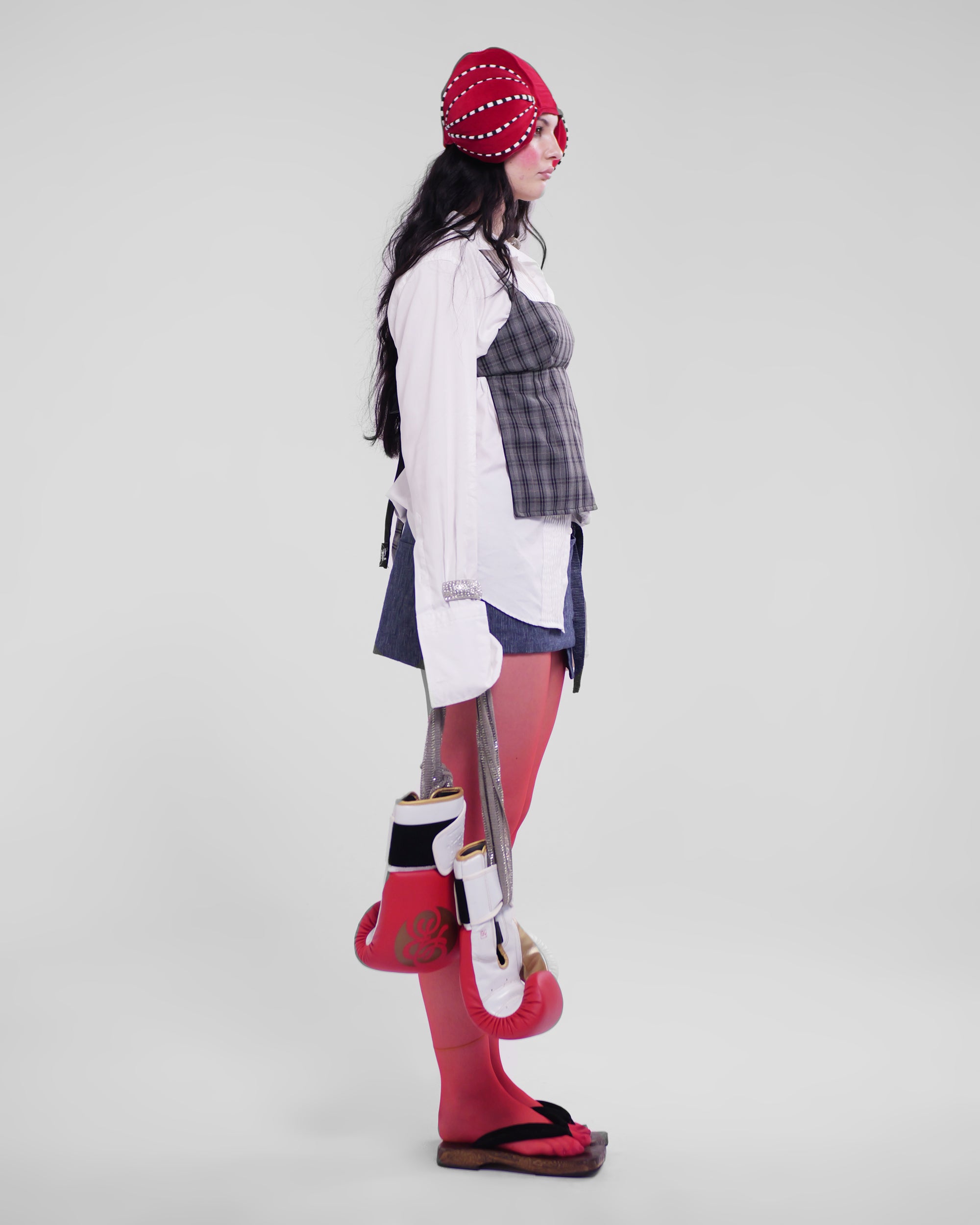 Obi Reversible Top in Smoke/Black