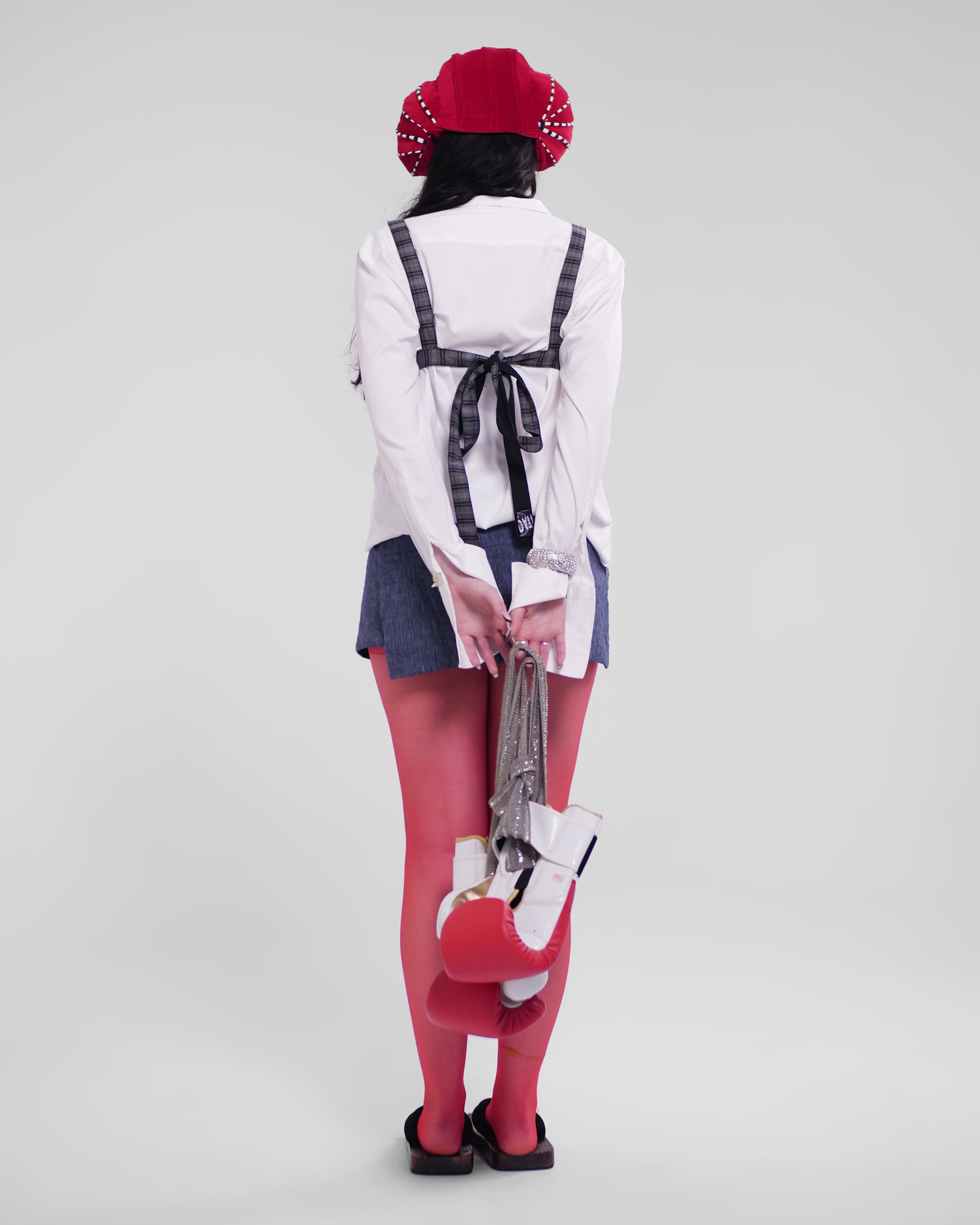 Obi Reversible Top in Smoke/Black