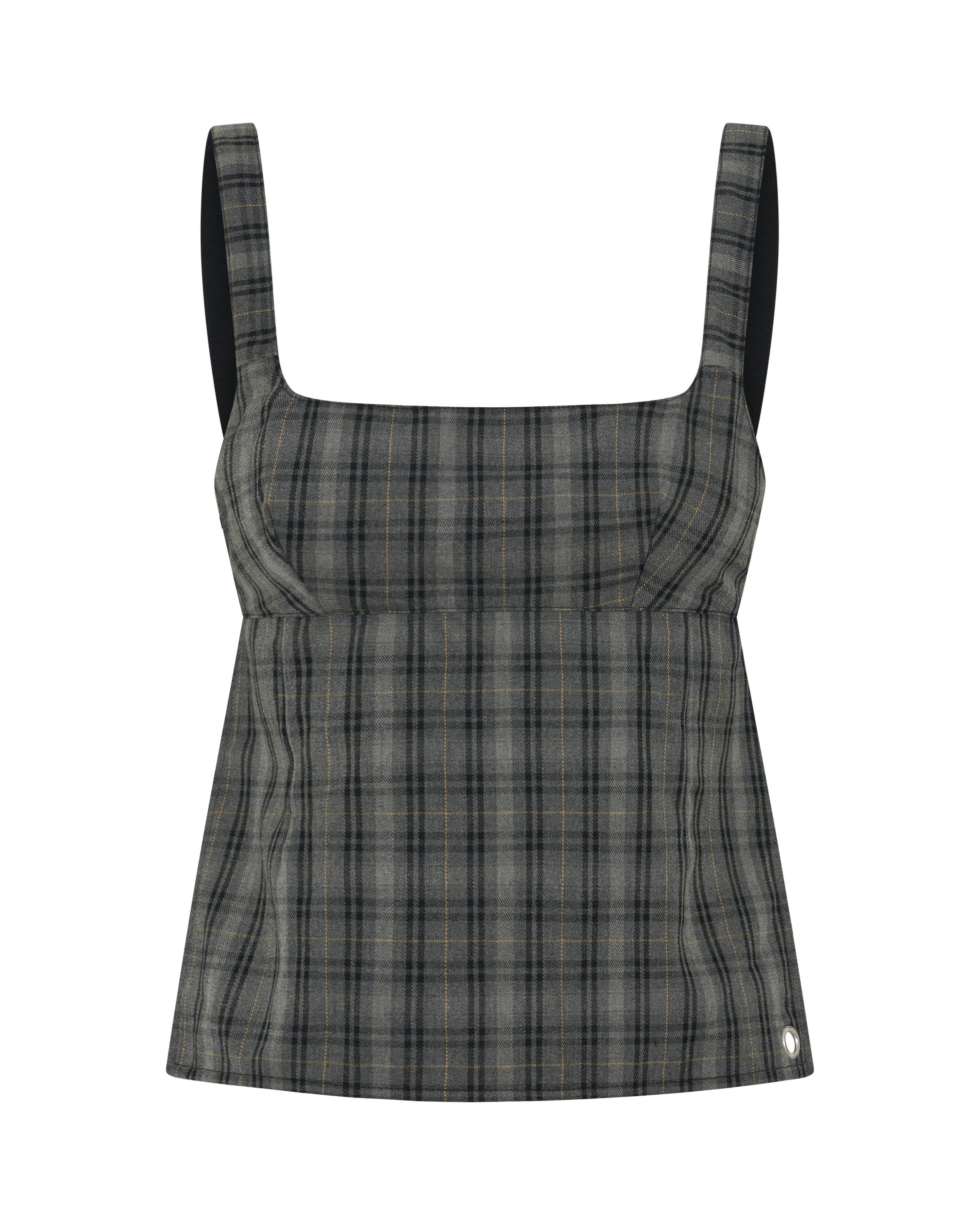 Obi Reversible Top in Smoke/Black