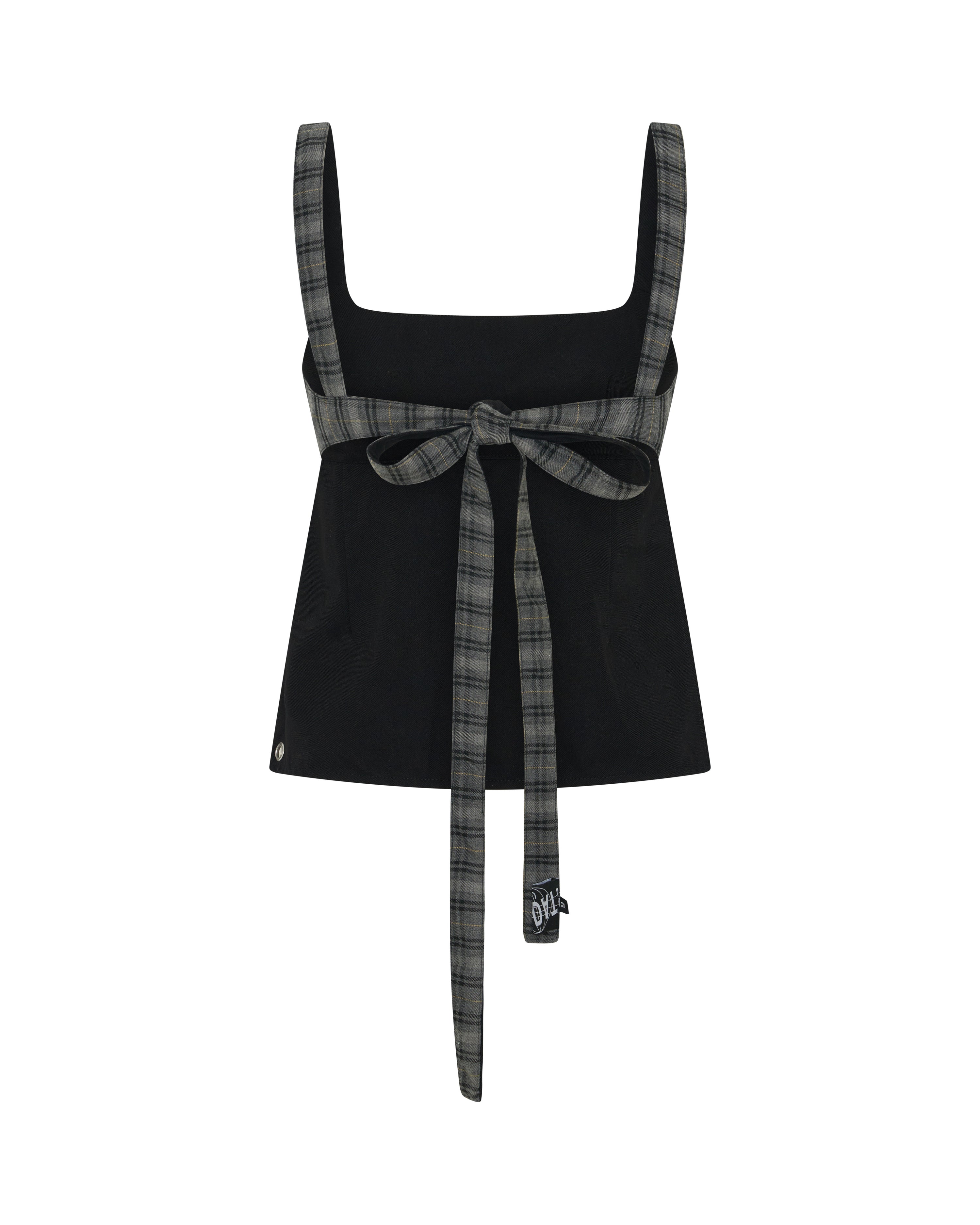 Obi Reversible Top in Smoke/Black