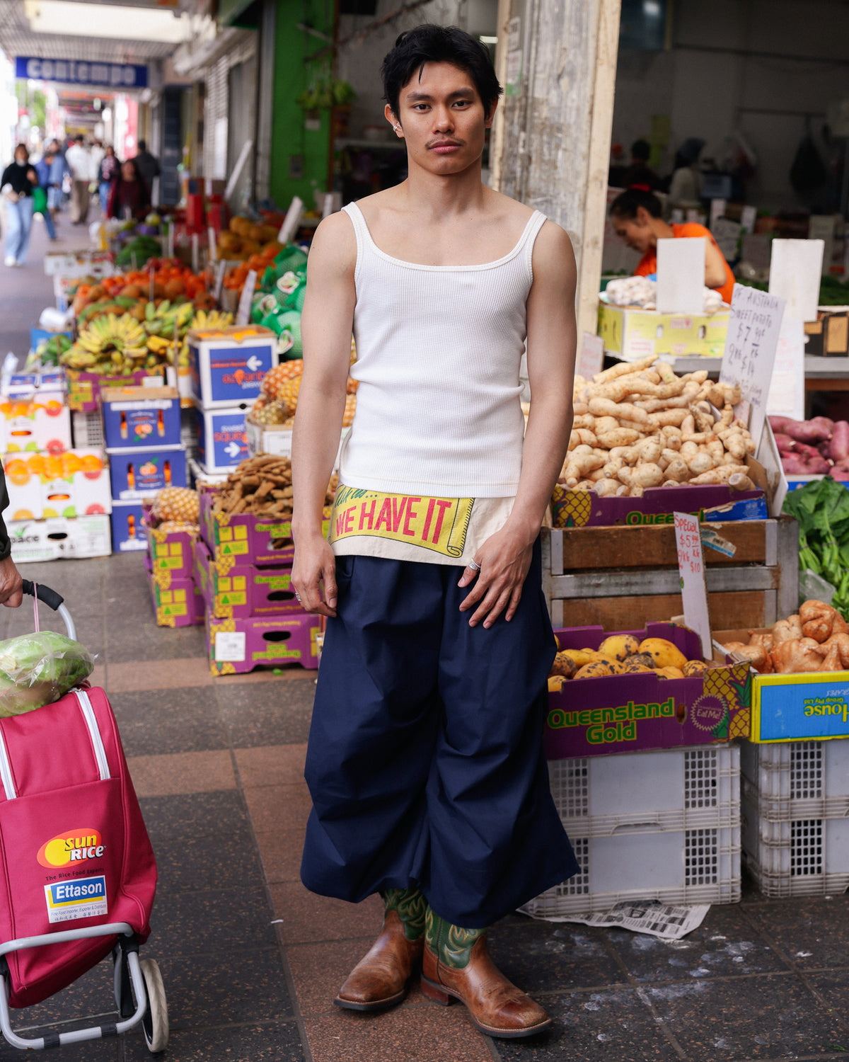 Toshi Pants in Navy