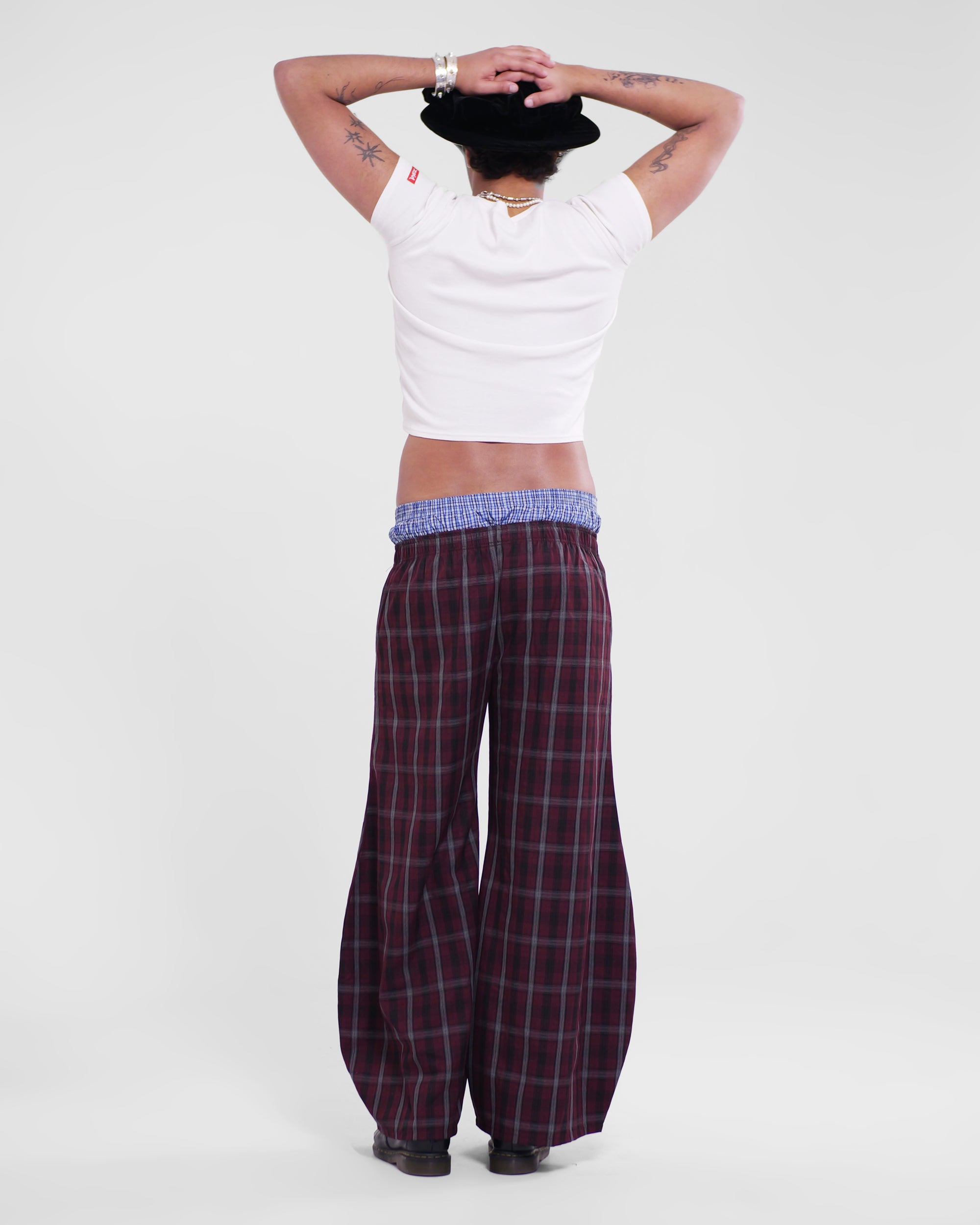 Puff Pant in Wine