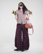 Puff Pant in Wine