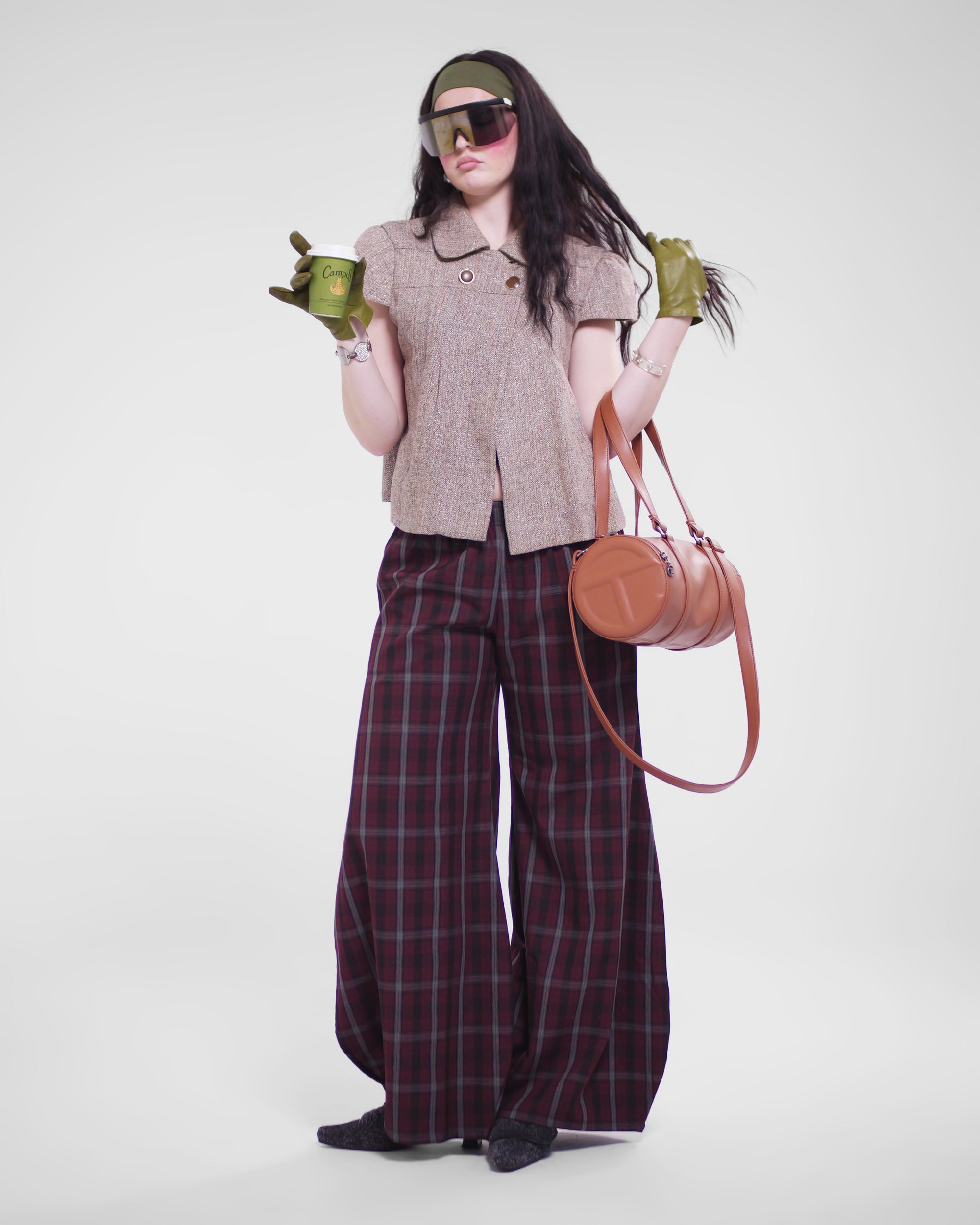 Puff Pant in Wine