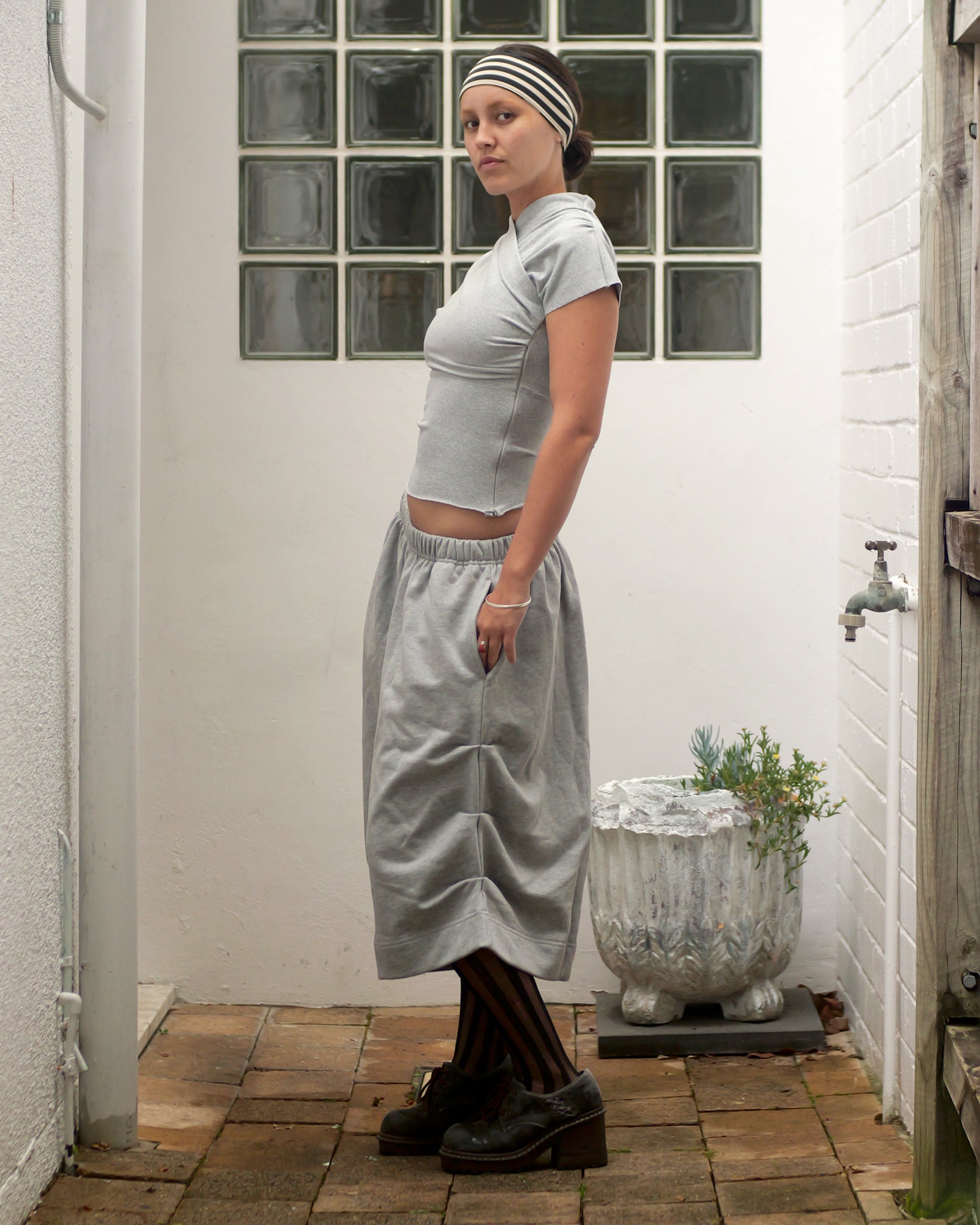 Goro Kenji Shorts in Grey Marle