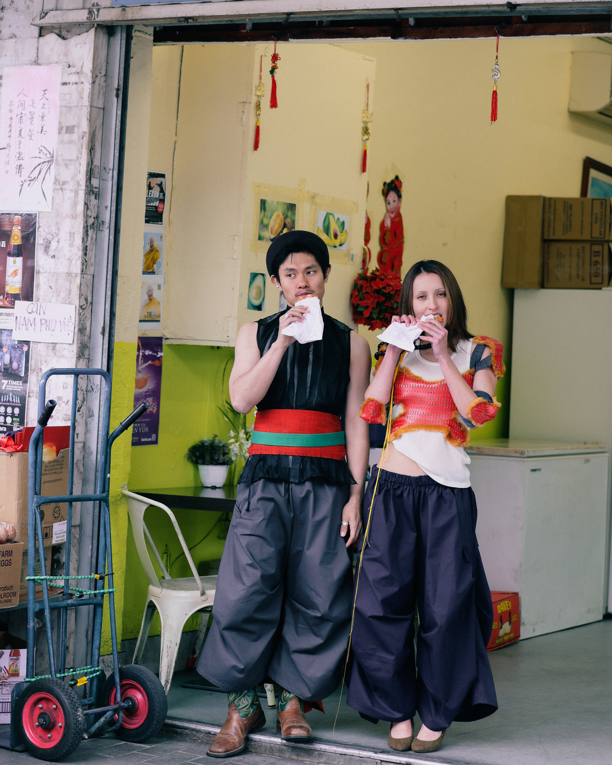 Toshi Pants in Navy