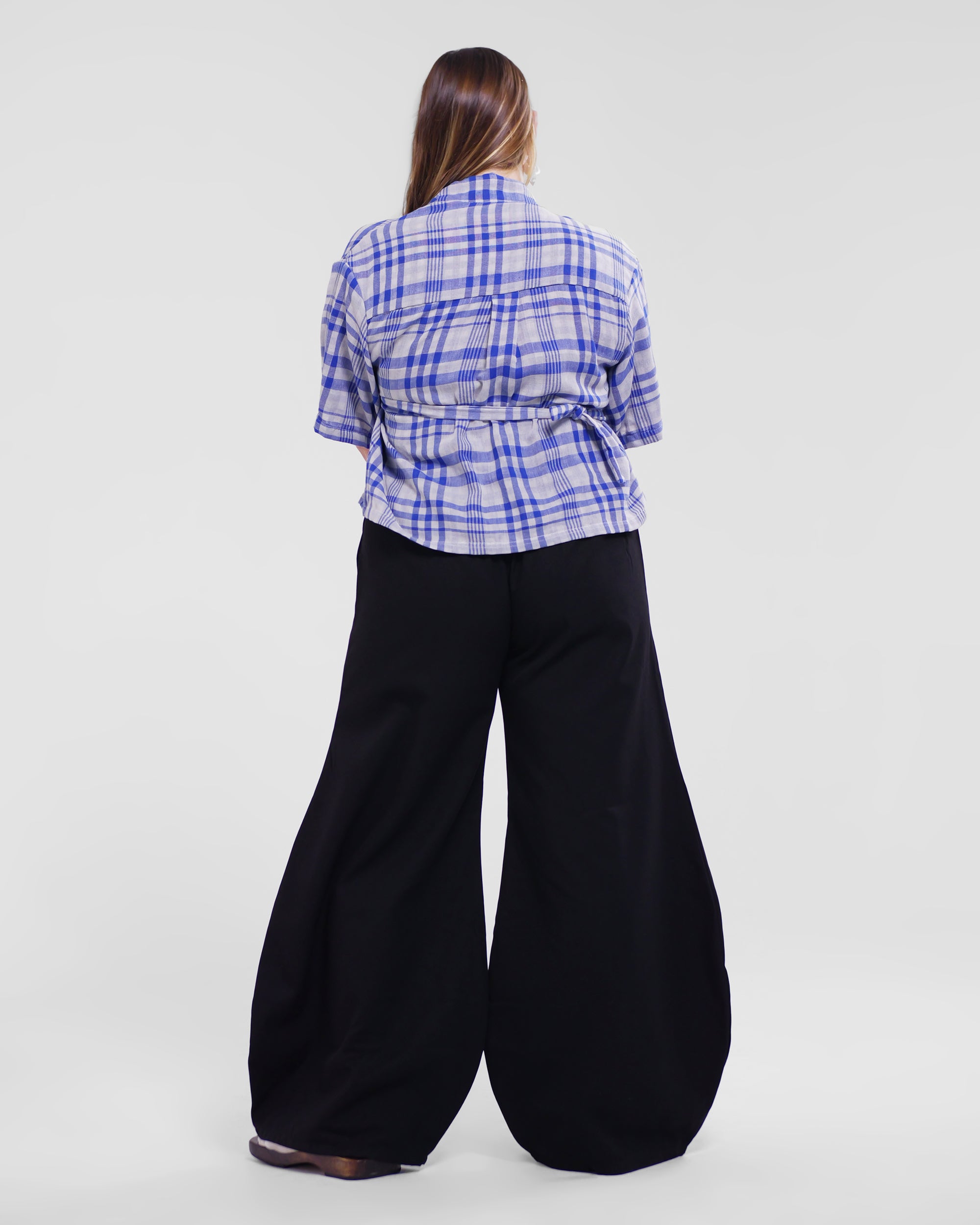 Asymmetrical Wang Top in Blue